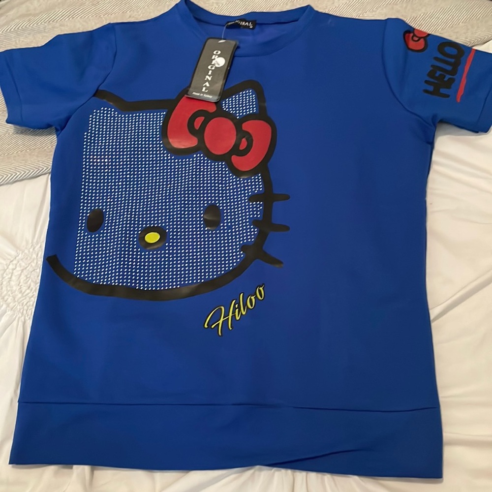 Royal blue hello kitty set